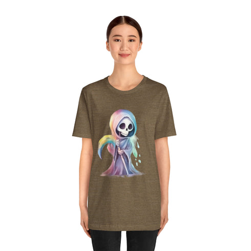 Cute Colorful Reaper - Short Sleeve Tee